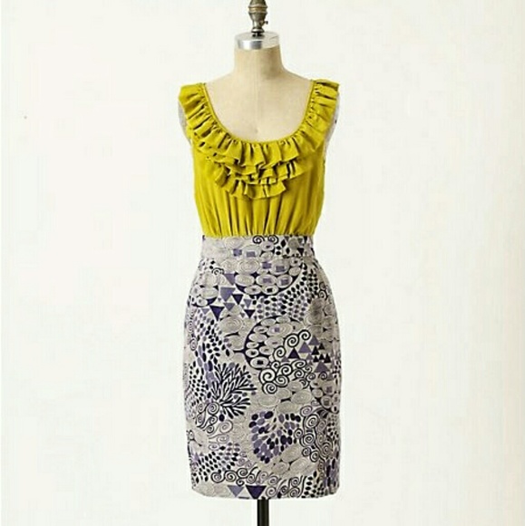 • HP {Anthro Maeve} Seaside Fields Dress - Picture 3 of 6